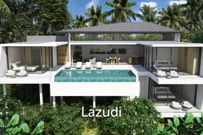 3-Bed Villa with Partial Sea Views in Mae Nam