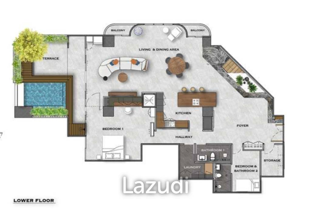 2 Bedroom 3 Bathroom 300 SQ.M Crystal Garden