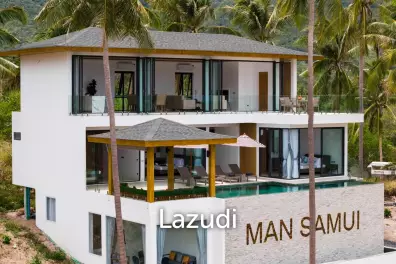 5-Bed Villa Ready to move-in with Partial Sea Views in Mae Nam