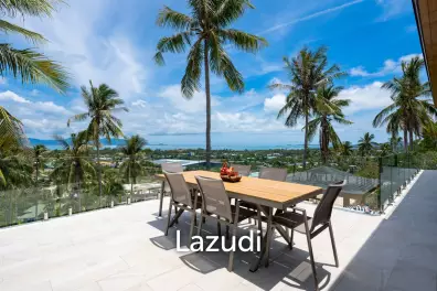 5-Bed Villa Ready to move-in with Partial Sea Views in Mae Nam