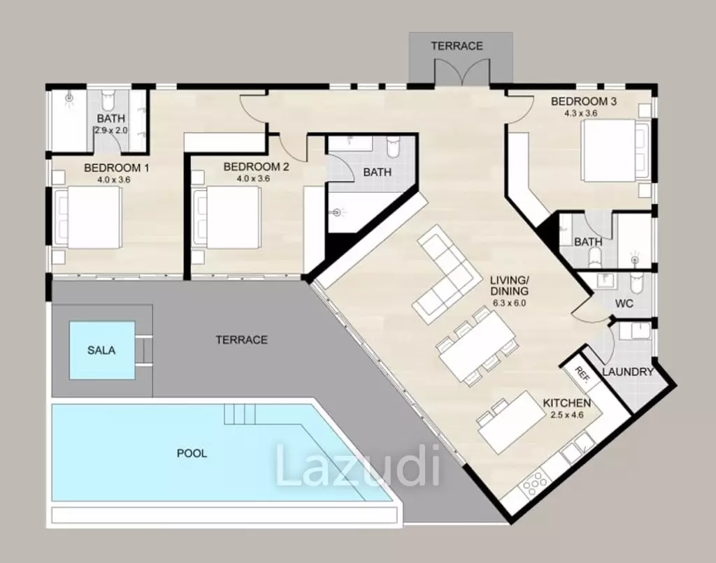 3-Bedroom Sea View Villa at Le Reve – Panoramic Paradise in Koh Samui