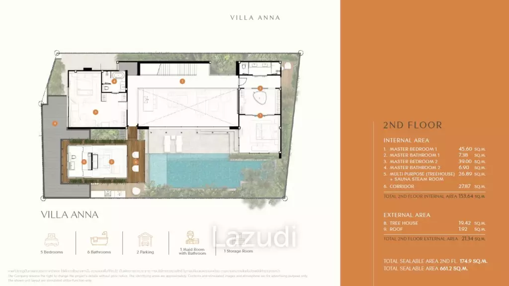 5 Bed 6 Bath 656.08 SQ.M Annara Residences
