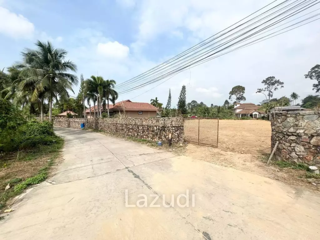 1,270 SQ.M. Land For Sale in Khao Chi Chan