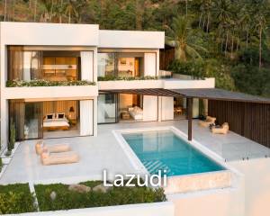 Luxury Mediterranean-Style Villa with Panoramic Sea & Mountain Views – Chaweng Hills, Koh Samui