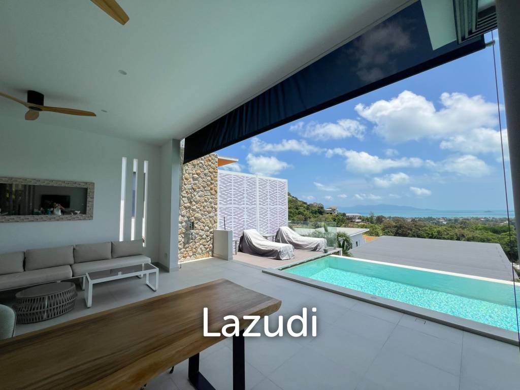 Stunning Sea View Villa with Duplex Apartment – Bo Phut Hills