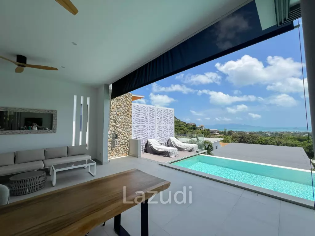 Stunning Sea View Villa with Duplex Apartment – Bo Phut Hills