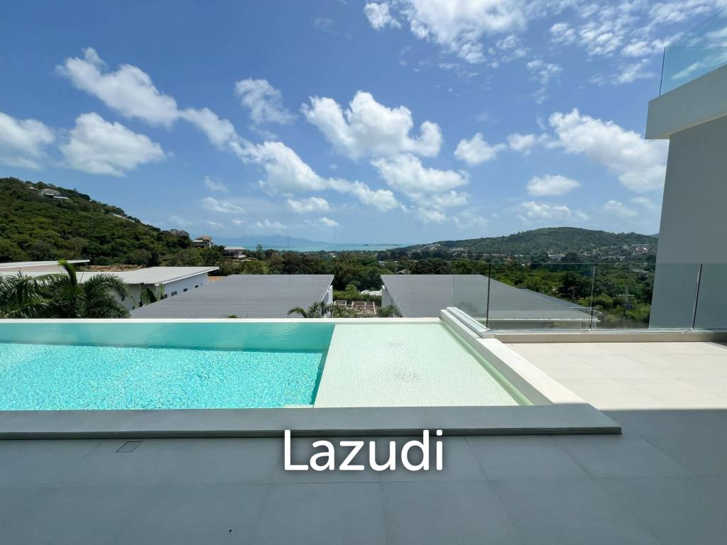 Stunning Sea View Villa with Duplex Apartment – Bo Phut Hills