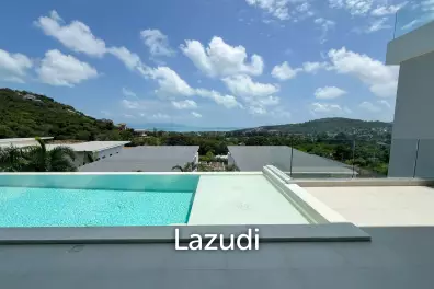 Stunning Sea View Villa with Duplex Apartment – Bo Phut Hills
