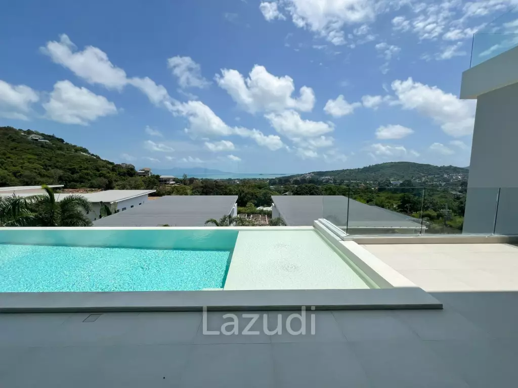 Stunning Sea View Villa with Duplex Apartment – Bo Phut Hills