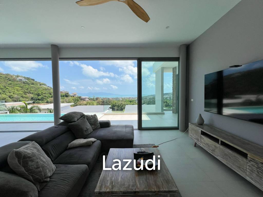 Stunning Sea View Villa with Duplex Apartment – Bo Phut Hills