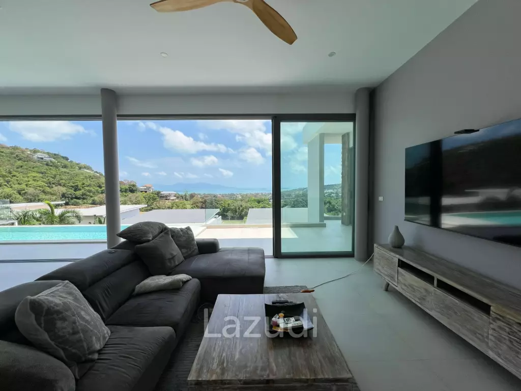 Stunning Sea View Villa with Duplex Apartment – Bo Phut Hills