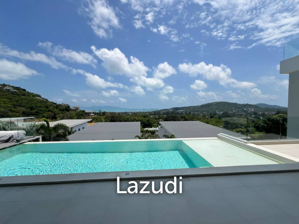 Stunning Sea View Villa with Duplex Apartment – Bo Phut Hills