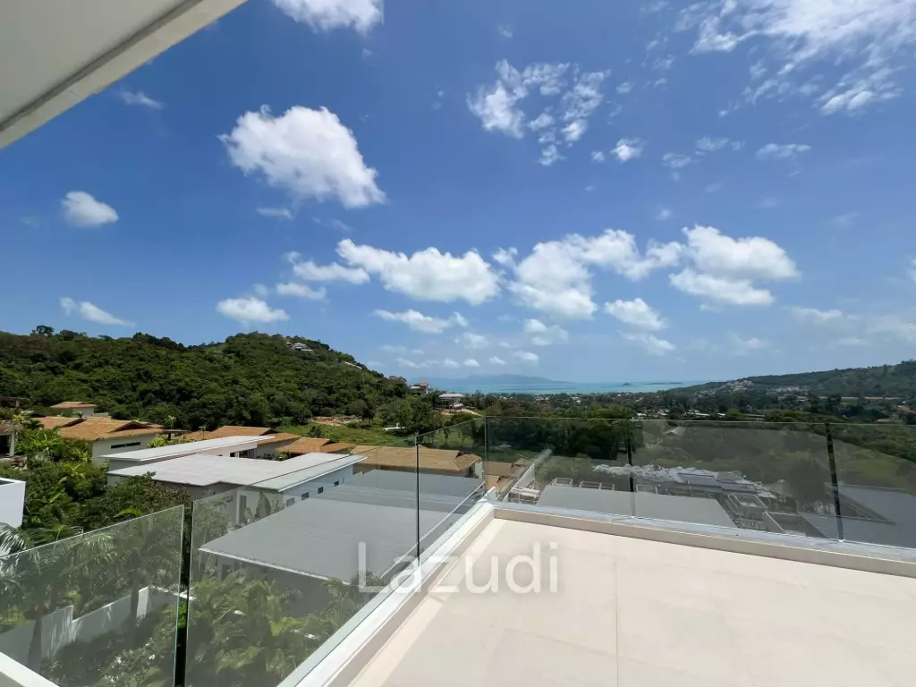 Stunning Sea View Villa with Duplex Apartment – Bo Phut Hills