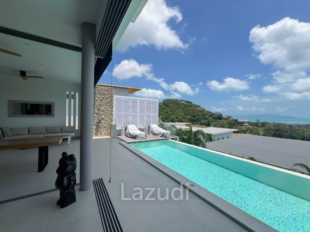Stunning Sea View Villa with Duplex Apartment – Bo Phut Hills