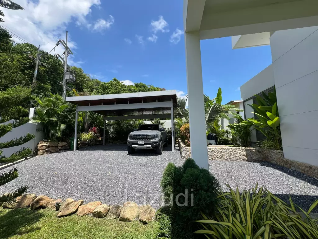 Stunning Sea View Villa with Duplex Apartment – Bo Phut Hills