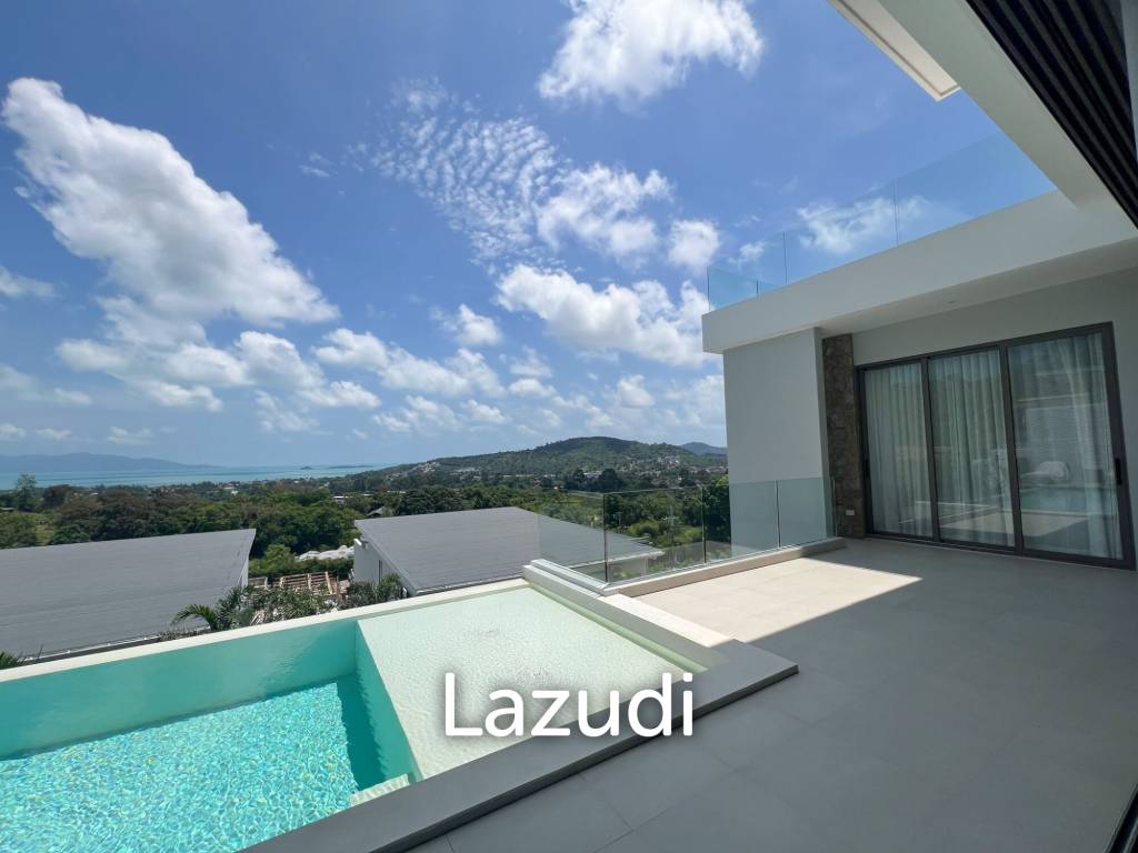 Stunning Sea View Villa with Duplex Apartment – Bo Phut Hills