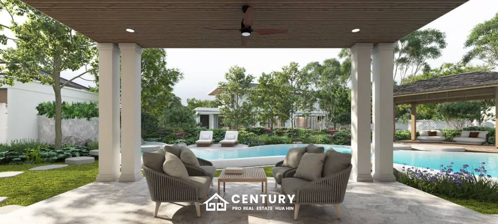 395 sqm Luxury Pool villa in The Lake Park Hua Hin