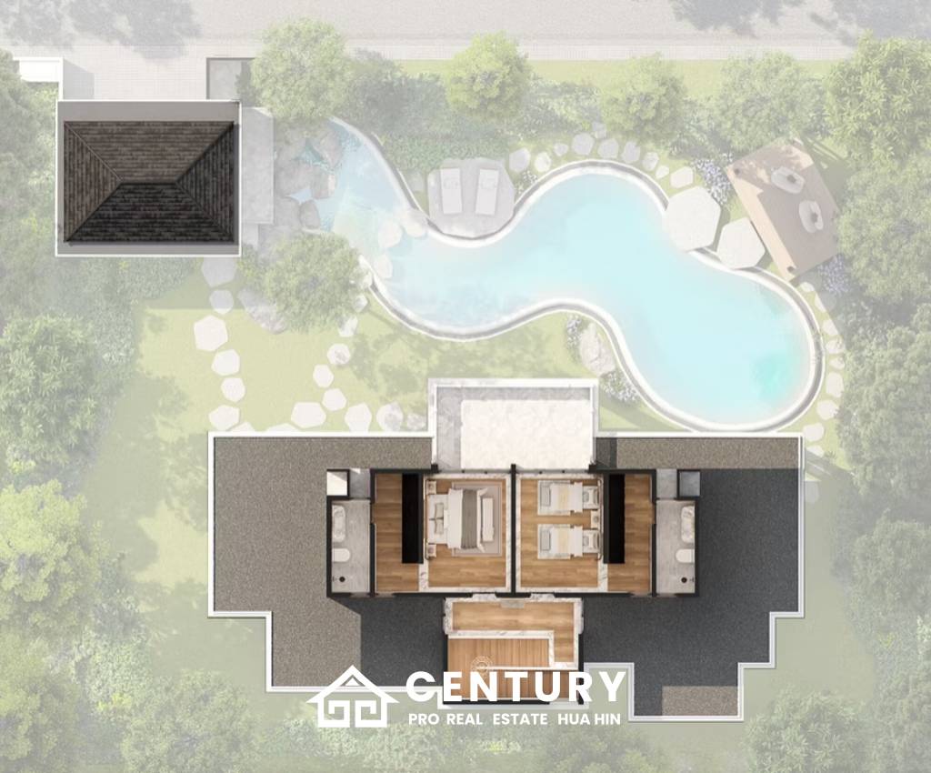 395 sqm Luxury Pool villa in The Lake Park Hua Hin