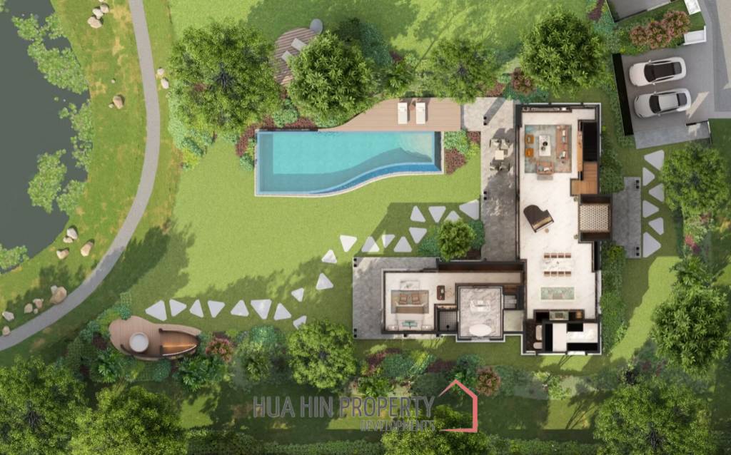 523.30 sqm Luxury Pool villa in The Lake Park Hua Hin