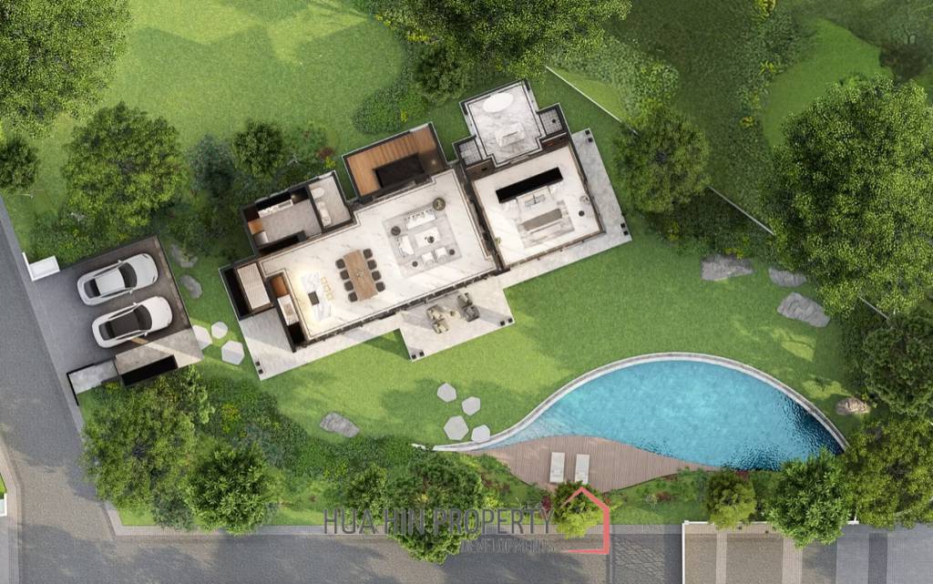 395 sqm Luxury Pool villa in The Lake Park Hua Hin