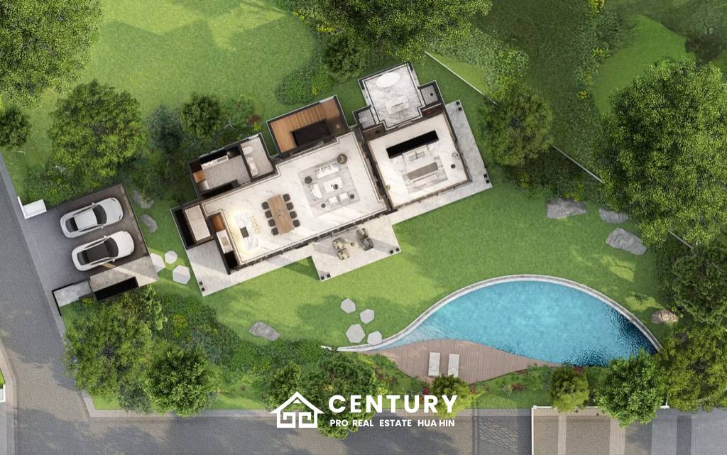 395 sqm Luxury Pool villa in The Lake Park Hua Hin