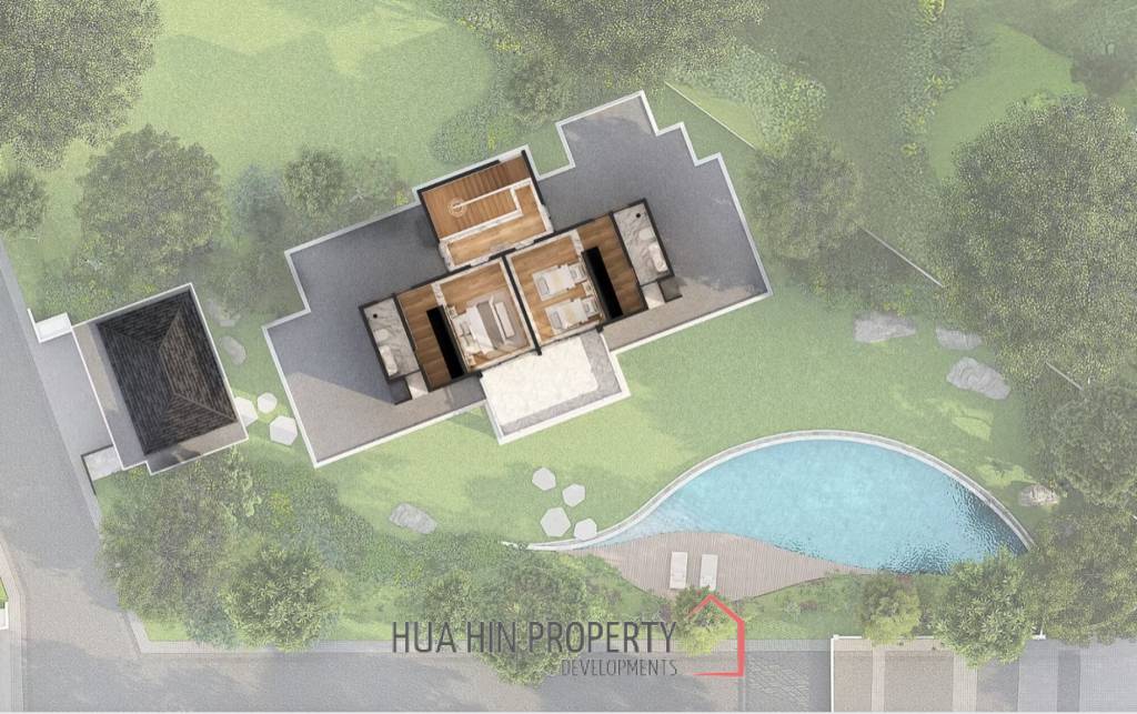 395 sqm Luxury Pool villa in The Lake Park Hua Hin