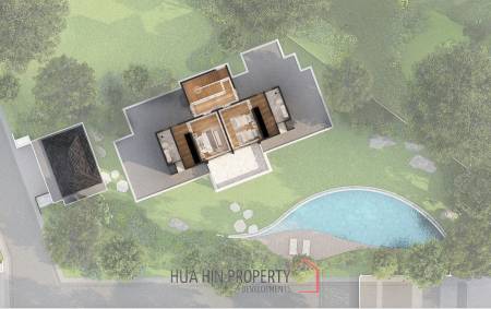 395 sqm Luxury Pool villa in The Lake Park Hua Hin