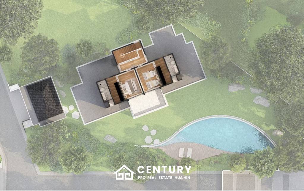 395 sqm Luxury Pool villa in The Lake Park Hua Hin