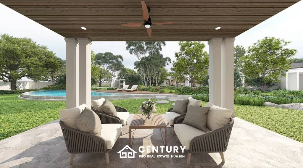 395 sqm Luxury Pool villa in The Lake Park Hua Hin