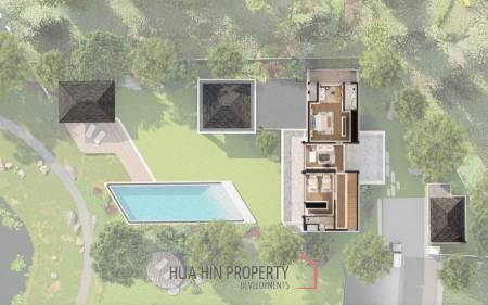 518 sqm Luxury Pool villa in The Lake Park Hua Hin