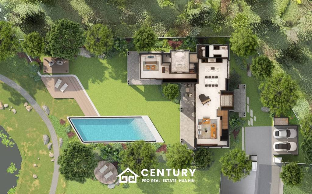 518 sqm Luxury Pool villa in The Lake Park Hua Hin