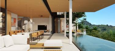 Standalone 5-bedroom luxury pool villa with stunning views in Kamala