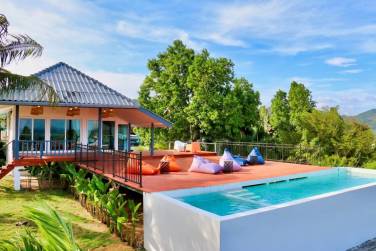 Spacious 3 Bedroom Pool Villa With Moutain View In Rawi