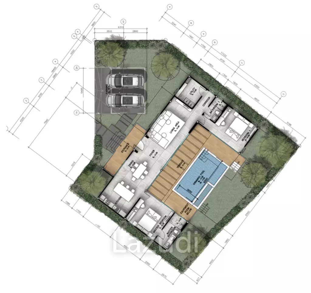 2 Bed 2 Bath 256.55 SQ.M KA Village