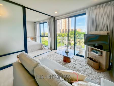 Modern 1-Bedroom Condo with Ocean View in Baan Thew Talay Blue Sapphire