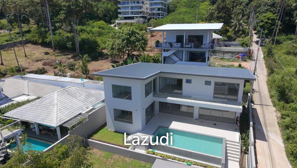 Modern Sea View Villa Just 300 Meters from Bang Por Beach