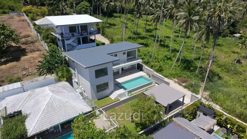 Modern Sea View Villa Just 300 Meters from Bang Por Beach