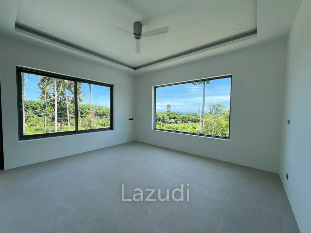 Modern Sea View Villa Just 300 Meters from Bang Por Beach