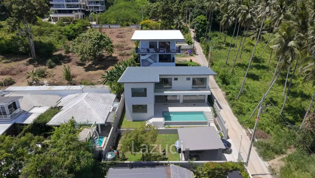 Modern Sea View Villa Just 300 Meters from Bang Por Beach