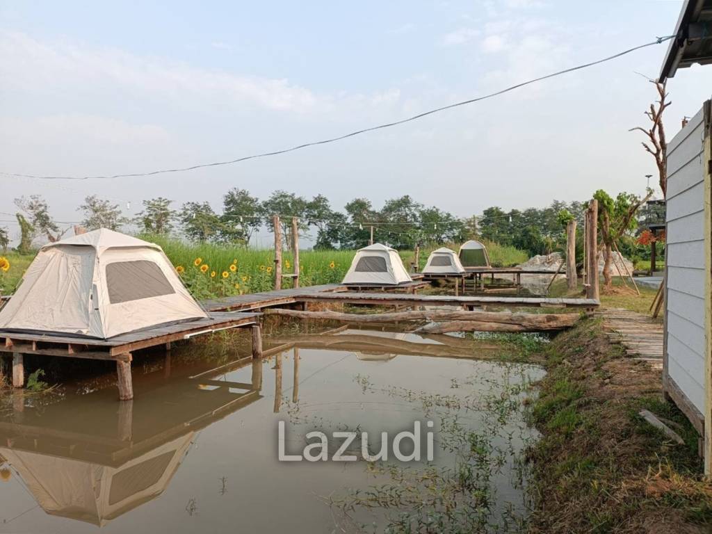 Restaurant and 6 Guest Houses Resort For Sale in Ban Du
