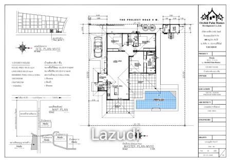 185 sqm pool villa in Mali Bua Thap Tai Hua Hin