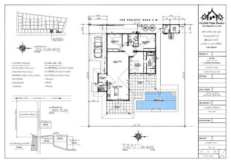 185 sqm pool villa in Mali Bua Thap Tai Hua Hin