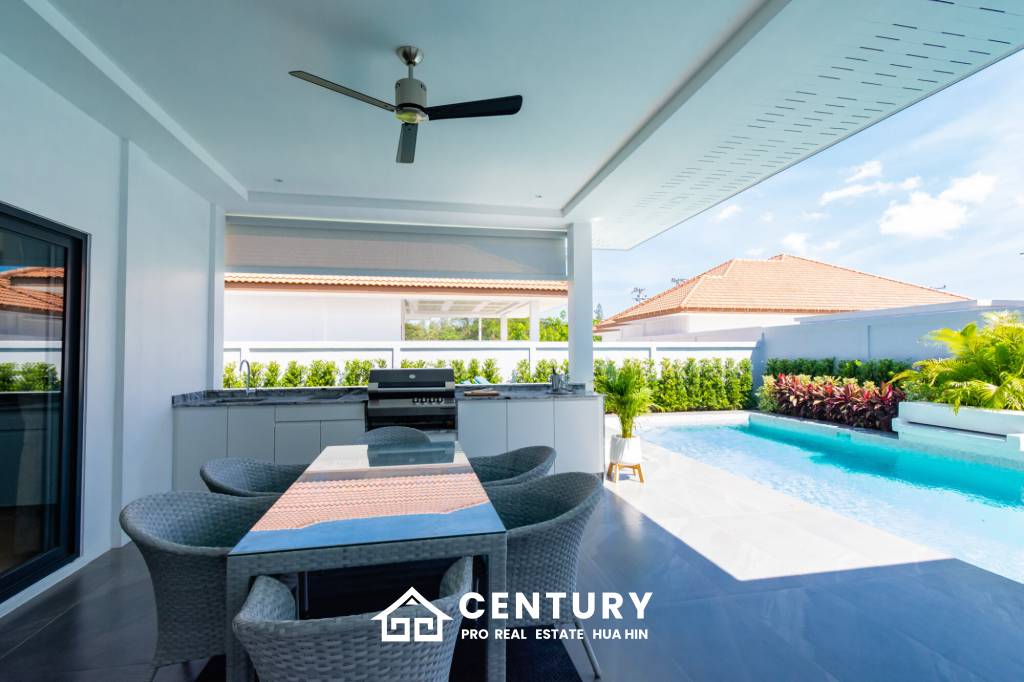 202 sqm pool villa in Mali Bua, Thap Tai Hua Hin