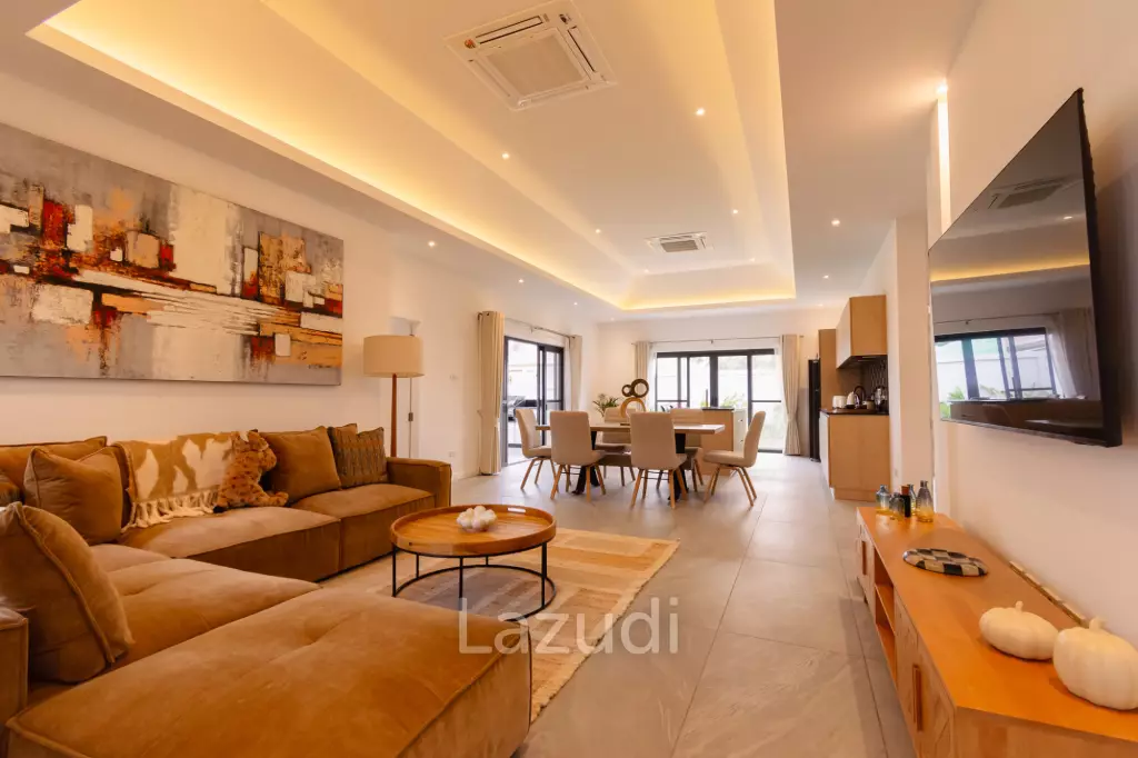 202 sqm pool villa in Mali Bua, Thap Tai Hua Hin