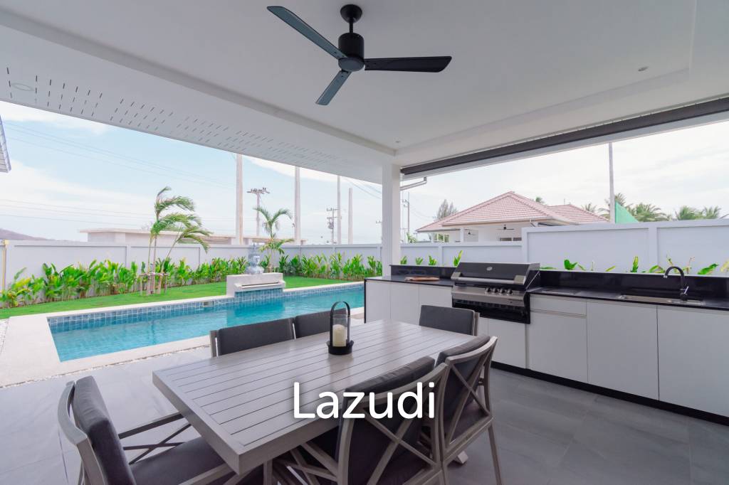 202 sqm pool villa in Mali Bua, Thap Tai Hua Hin