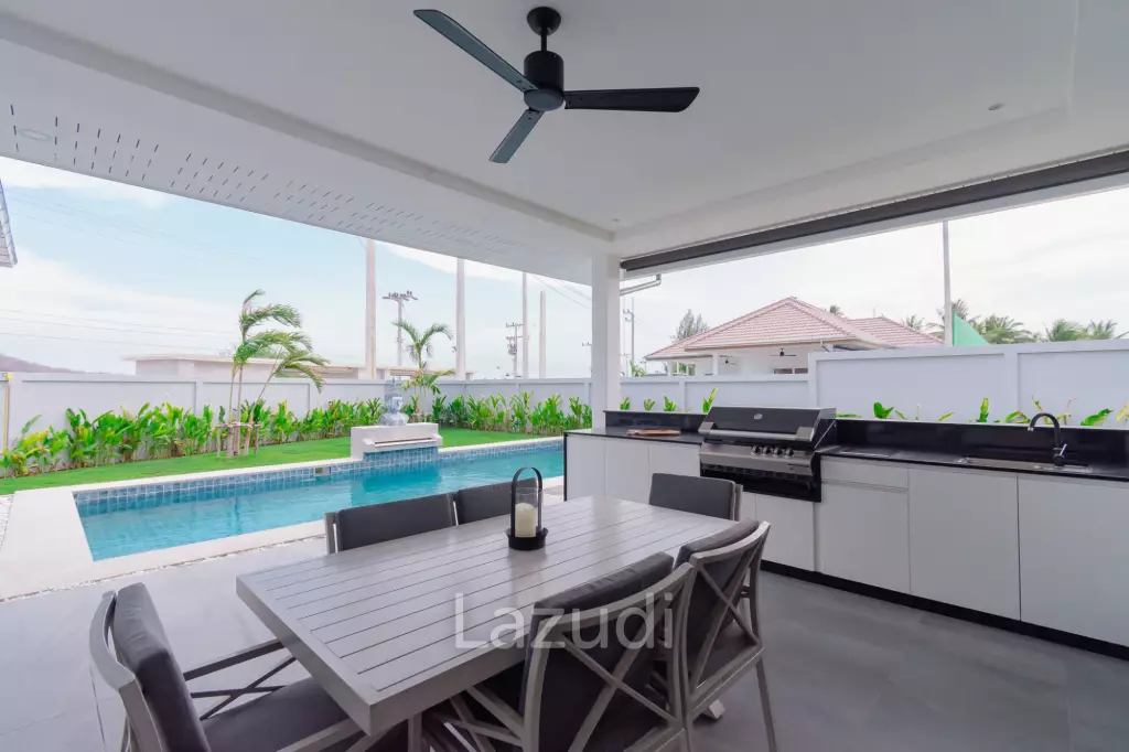 202 sqm pool villa in Mali Bua, Thap Tai Hua Hin