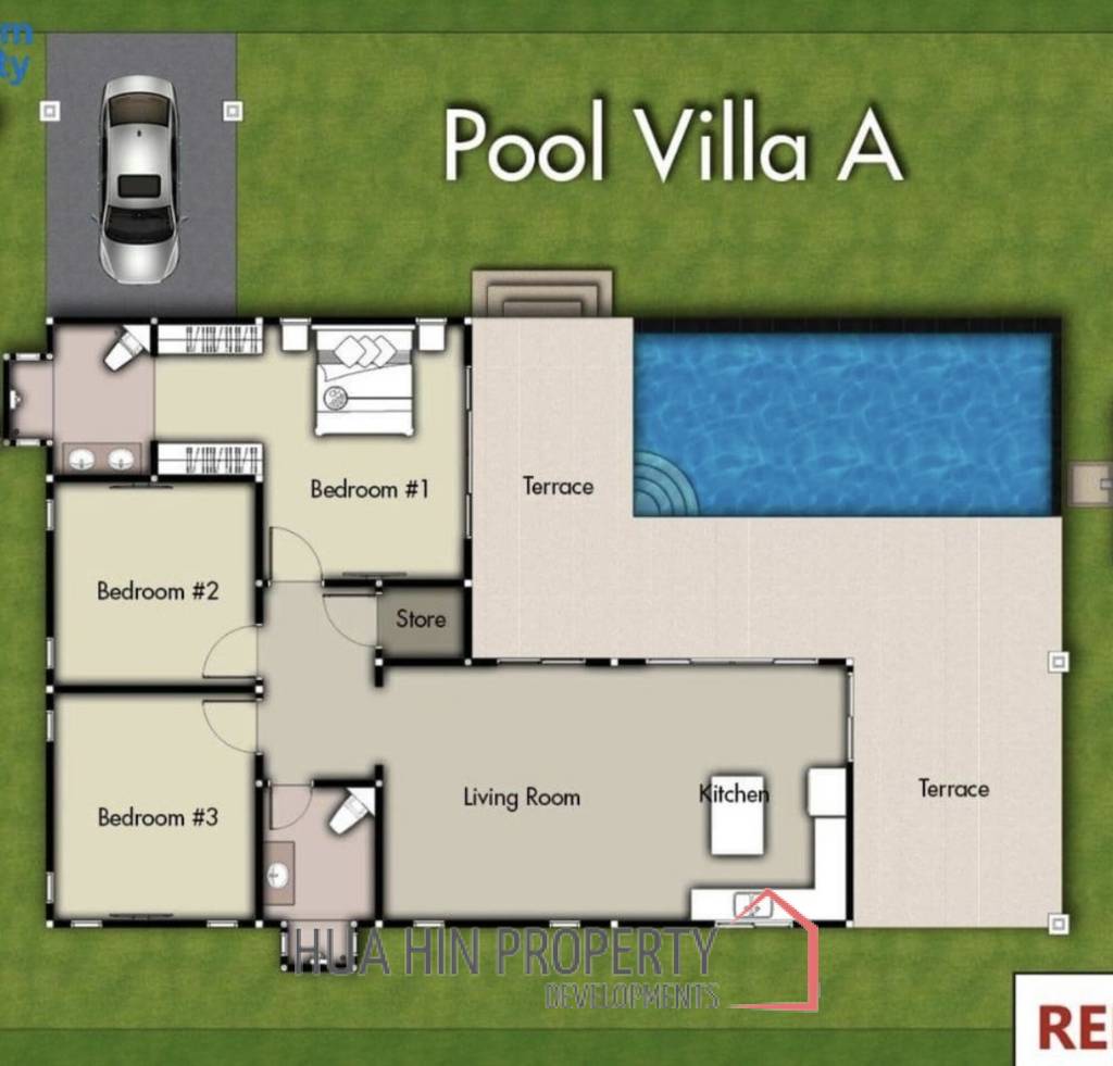 WOODLAND RESIDENCE  : 3 bed beautiful pool villa