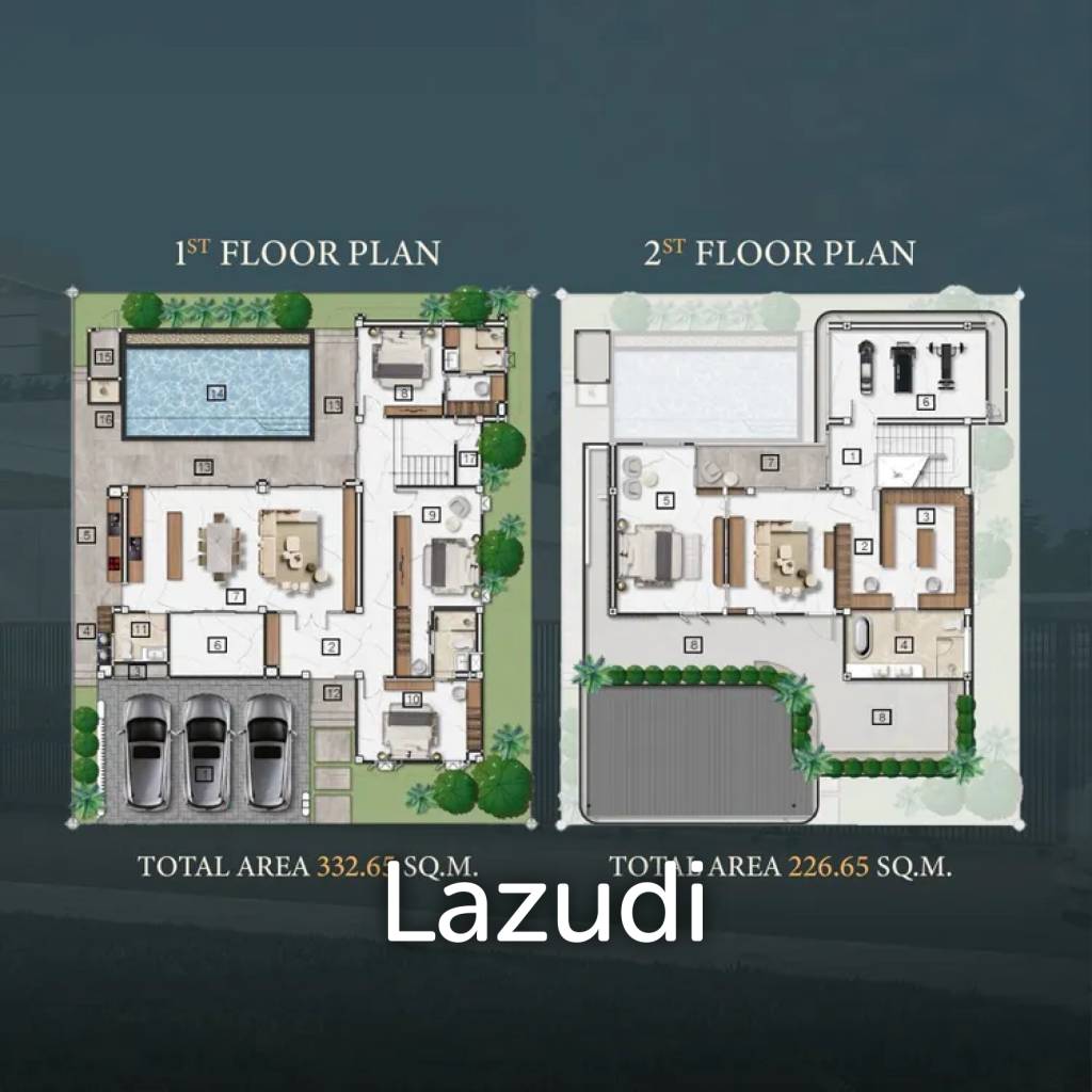 4 Bedrooms 4 Bathrooms 559 SQ.M. Charin Pattaya