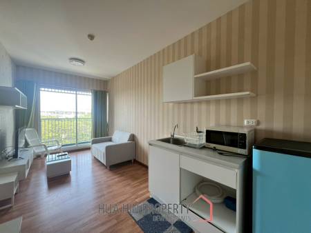 Affordable 1-Bedroom Condo with Modern Amenities in Hua Hin's The Trust Condo
