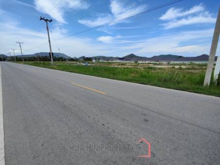 Prime Freehold Land 1-3-35 Rai Semi-Corner Plot with Mountain Views in Hua Hin